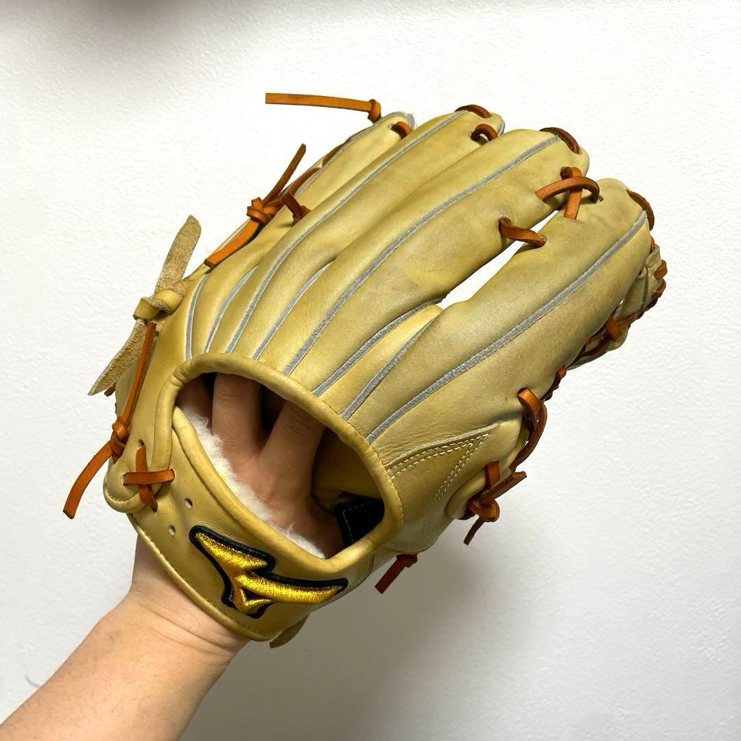 ミズノプロ 上林モデル 型抜群 即戦力 美品 軟式 外野手用グローブ