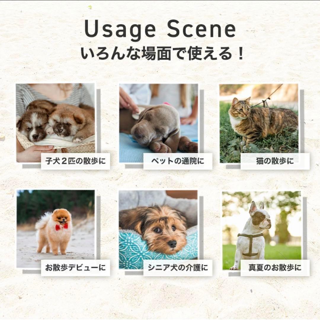 ペットカート 分離 取り外し 2way バスケット 取り外し可能 多頭 ネイビー