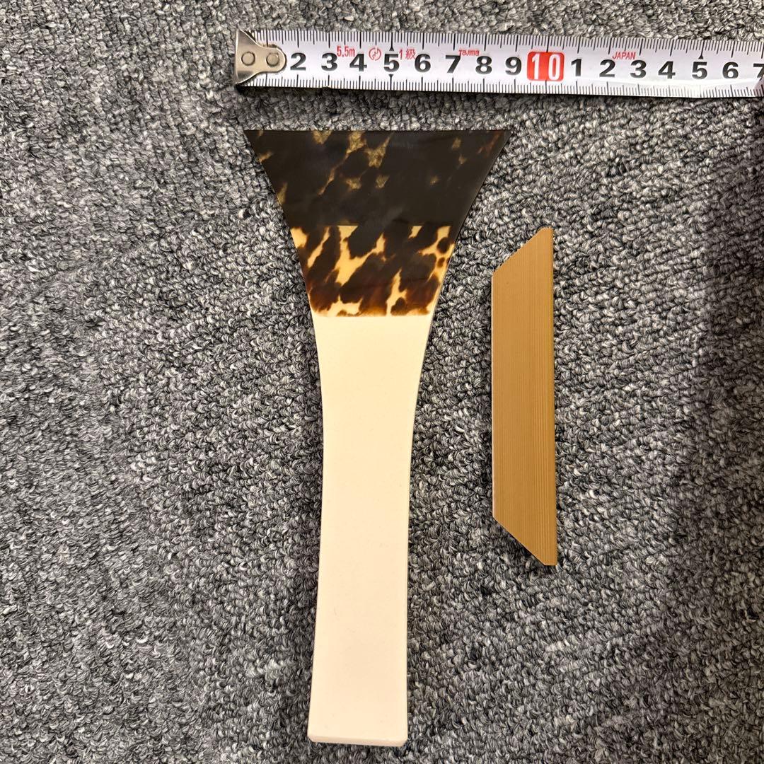 三味線バチ 花柄布地ケース付き