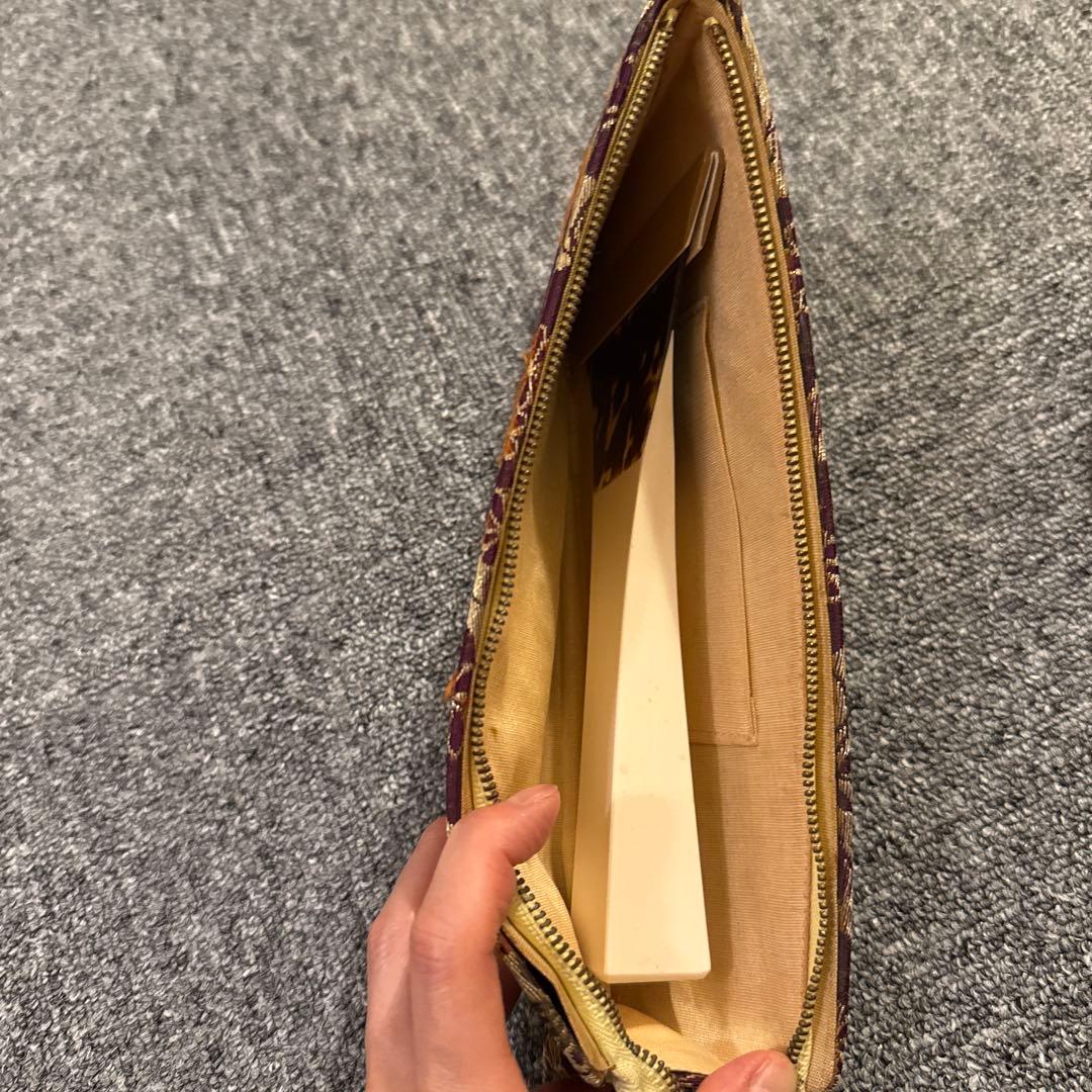 三味線バチ 花柄布地ケース付き