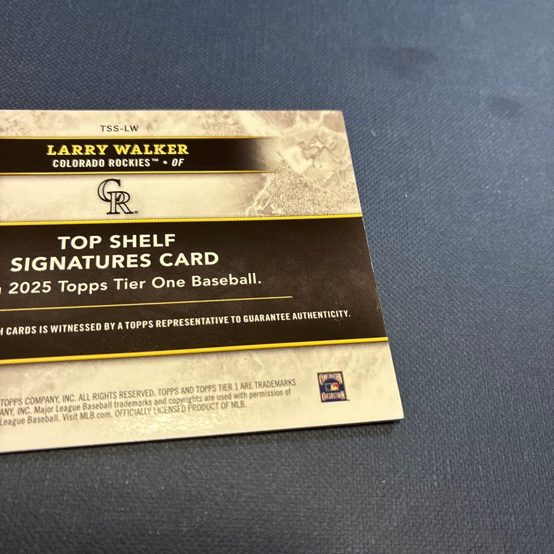 ラリー・ウォーカー Chrome Black Tear1直筆サイン