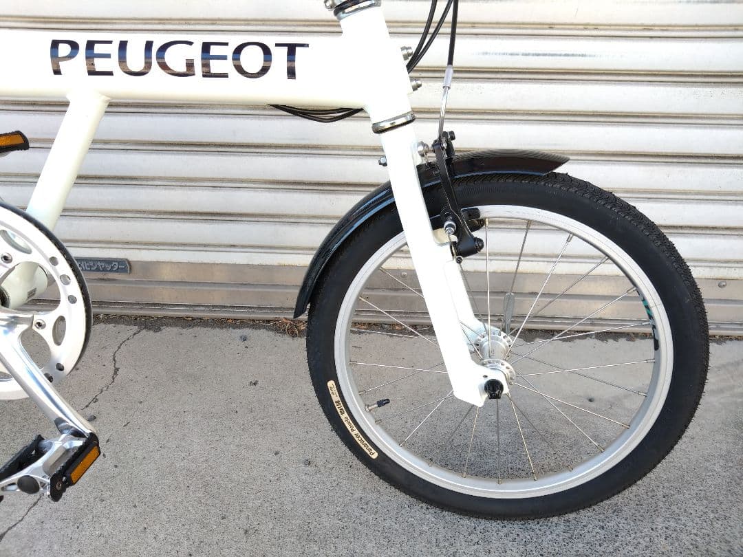 プジョー　コリブリ　18インチ　ルミナスホワイト　神奈川引取限定　ミニベロ