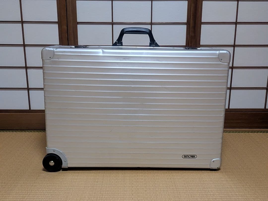 美品！RIMOWA アルミ製 キャリートランク 2輪 変形プルタブハンドルタイプ
