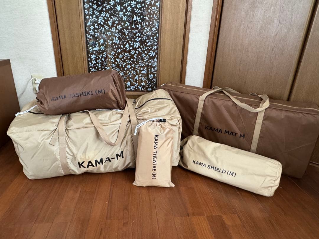 カマボコテント3M タン 未使用品 DOD カマザシキ 各種オプション品セット