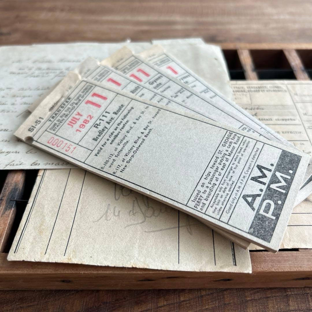 ヴィンテージ チケット 海外チケット25枚綴