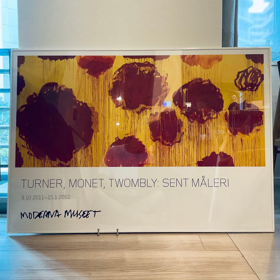 新品正規品 Cy Twombly, Untitled レアポスター額装セット