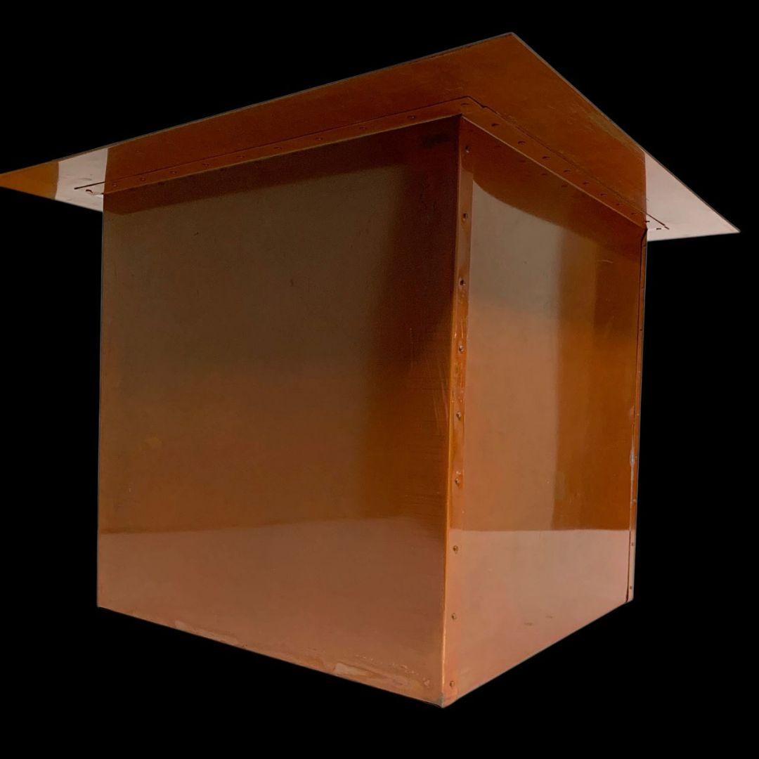 茶道具 銅製 炉おとし 炉壇