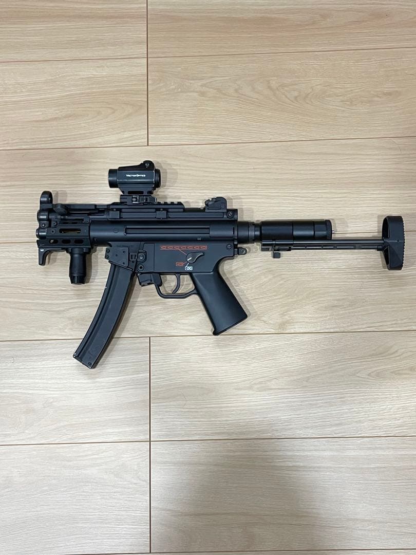 東京マルイ MP5K HC ハイサイクル 外装カスタム+おまけ（ドットサイト）