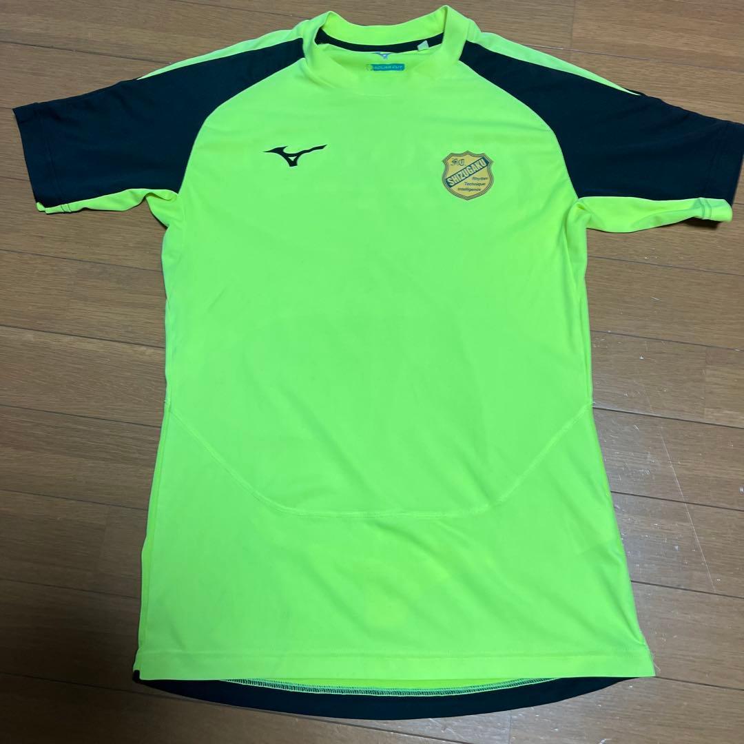 Mizuno サッカーシャツ 静岡学園ユニフォームシャツSサイズ移動着