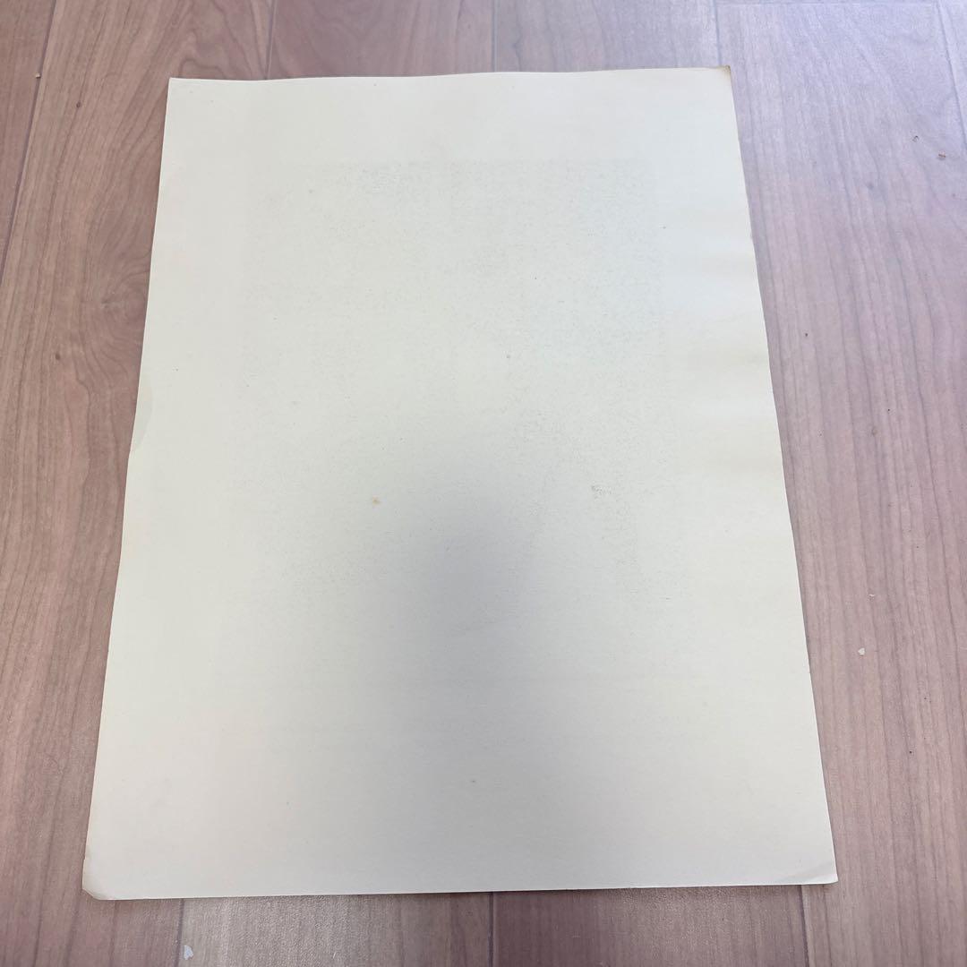 【希少】アンティーク 石版画 19世紀 リトグラフ 無題 h.D.