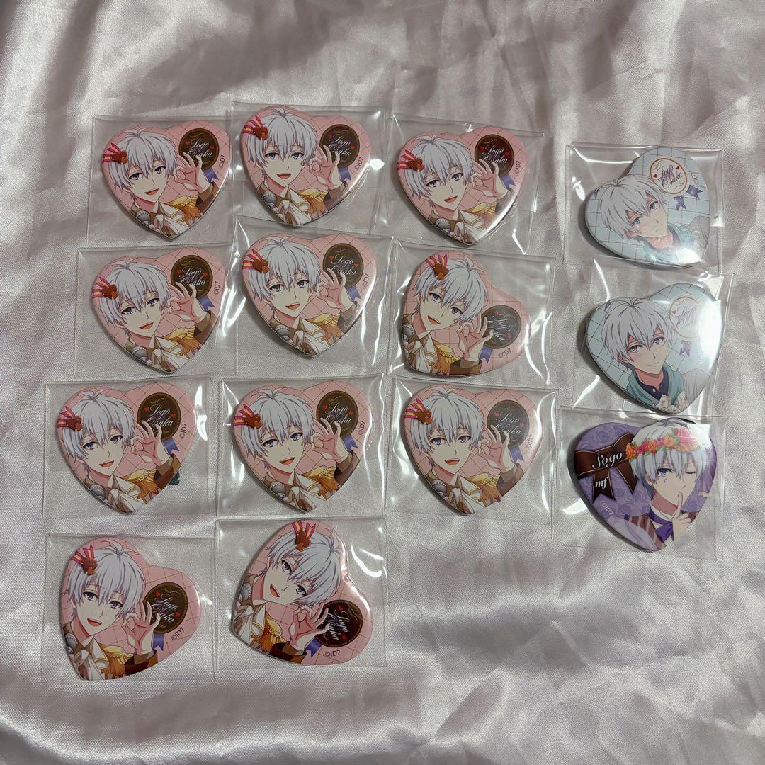 アイナナ 逢坂壮五 ハート缶バッジ VD WD お菓子 13‪点セット