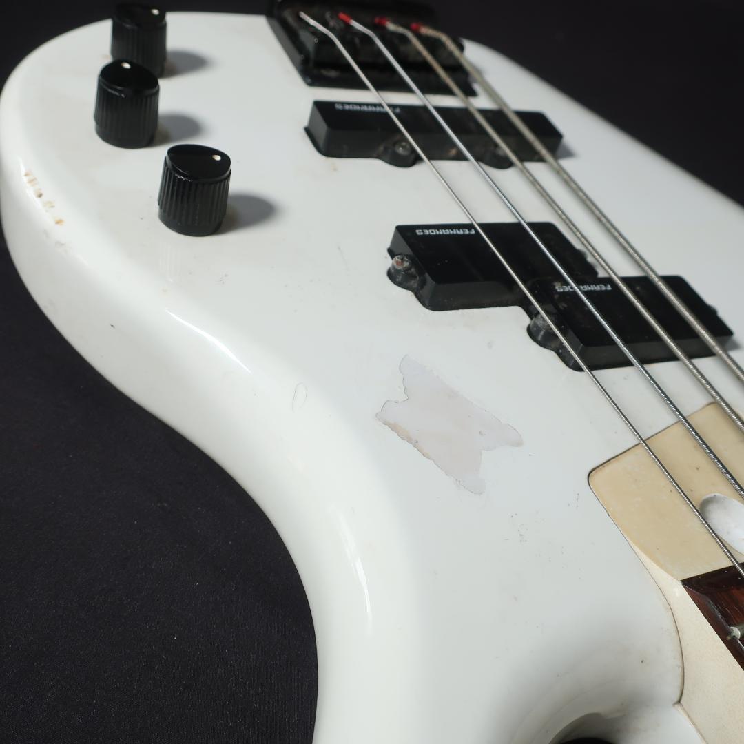 FERNANDES リボルバー エレキベース ホワイト GOTOHペグ装備