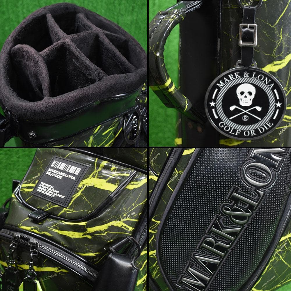 MARK&LONA/マークアンドロナ キャディバッグ【ブラック】中古！