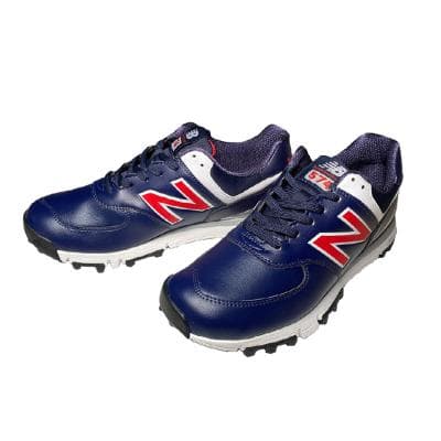 ニューバランスMGS574（ネイビー/レッド）24.5cm【新品】ゴルフシューズ