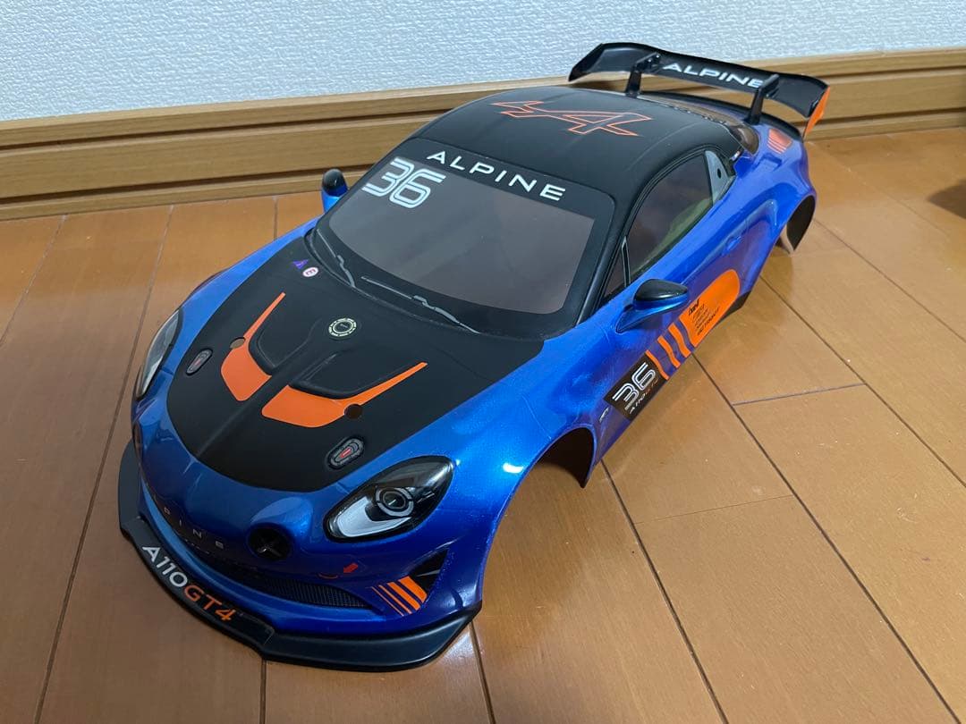 【希少/未走行】京商 FAZER Mk2 アルピーヌGT4 デコレーションボディ