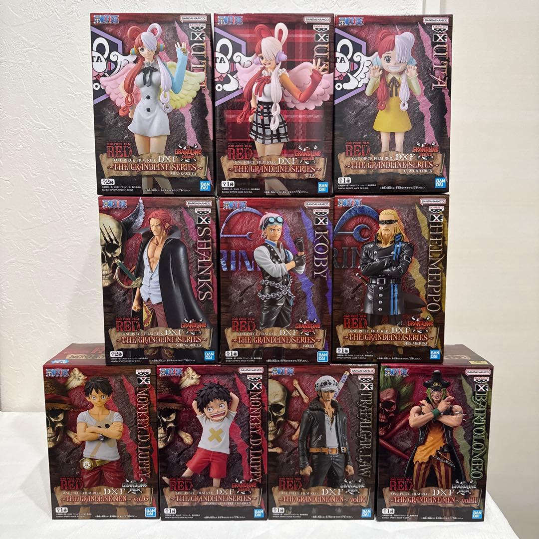 ONE PIECE フィギュアFILM REDセット 10種