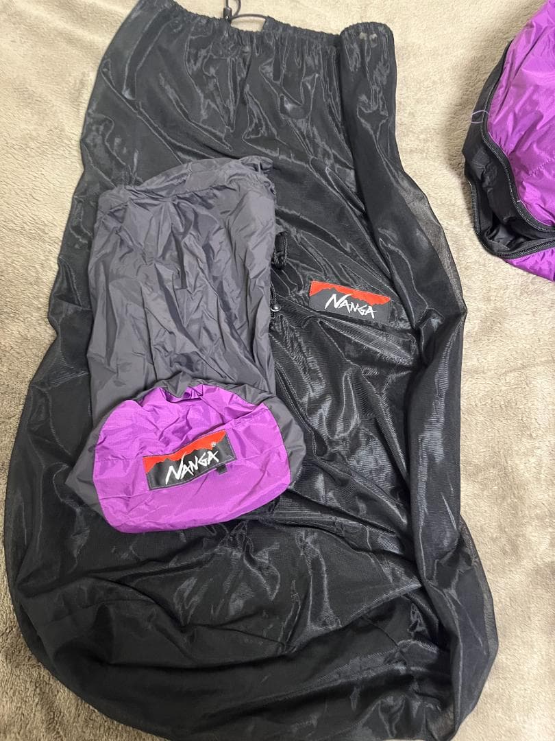 ナンガ オーロラ 500 STD レギュラー パープル　シュラフ