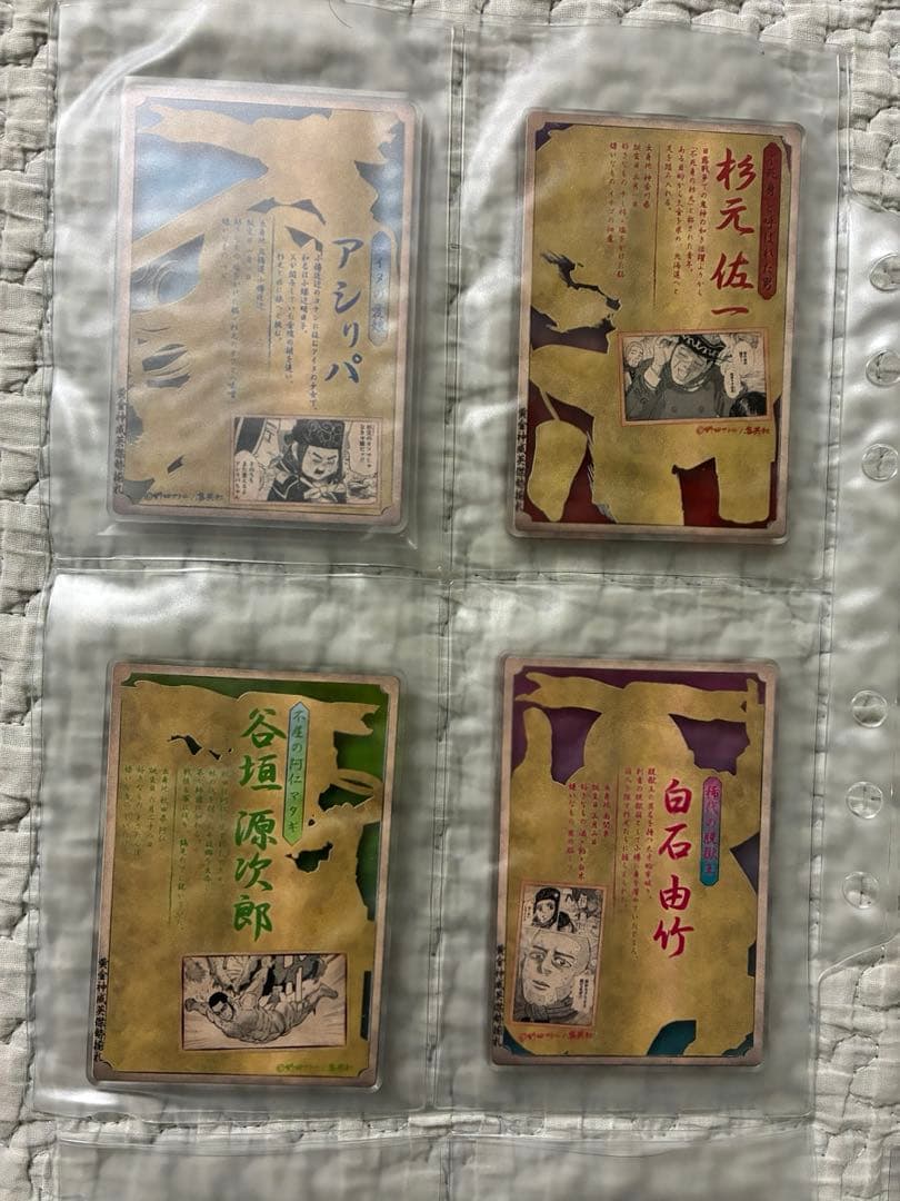 【週末sale】ゴールデンカムイ ステータスカード コンプリート14種