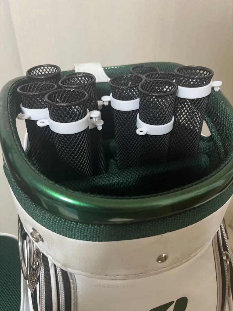 ブリヂストン 限定モデル２０２２年 マスターズ 合皮レザー ３点式キャディバッグ