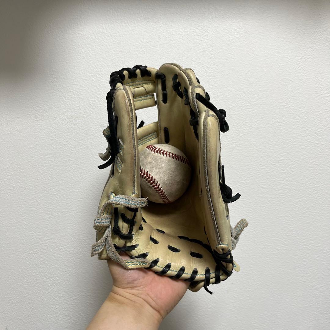 1117 てっぺん Tappen 型抜群 即戦力 美品 硬式 内野手用グローブ