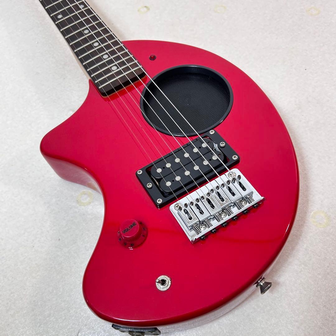 希少　FERNANDES　ZO-3　レフティ　コンパクト　アンプ内蔵ミニギター