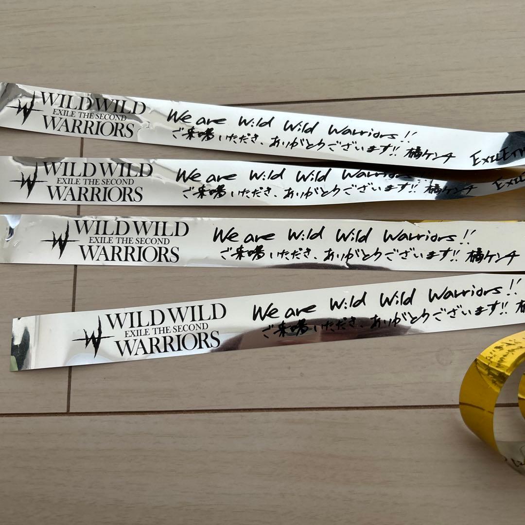 EXILE THE SECOND ライブ　銀テープ