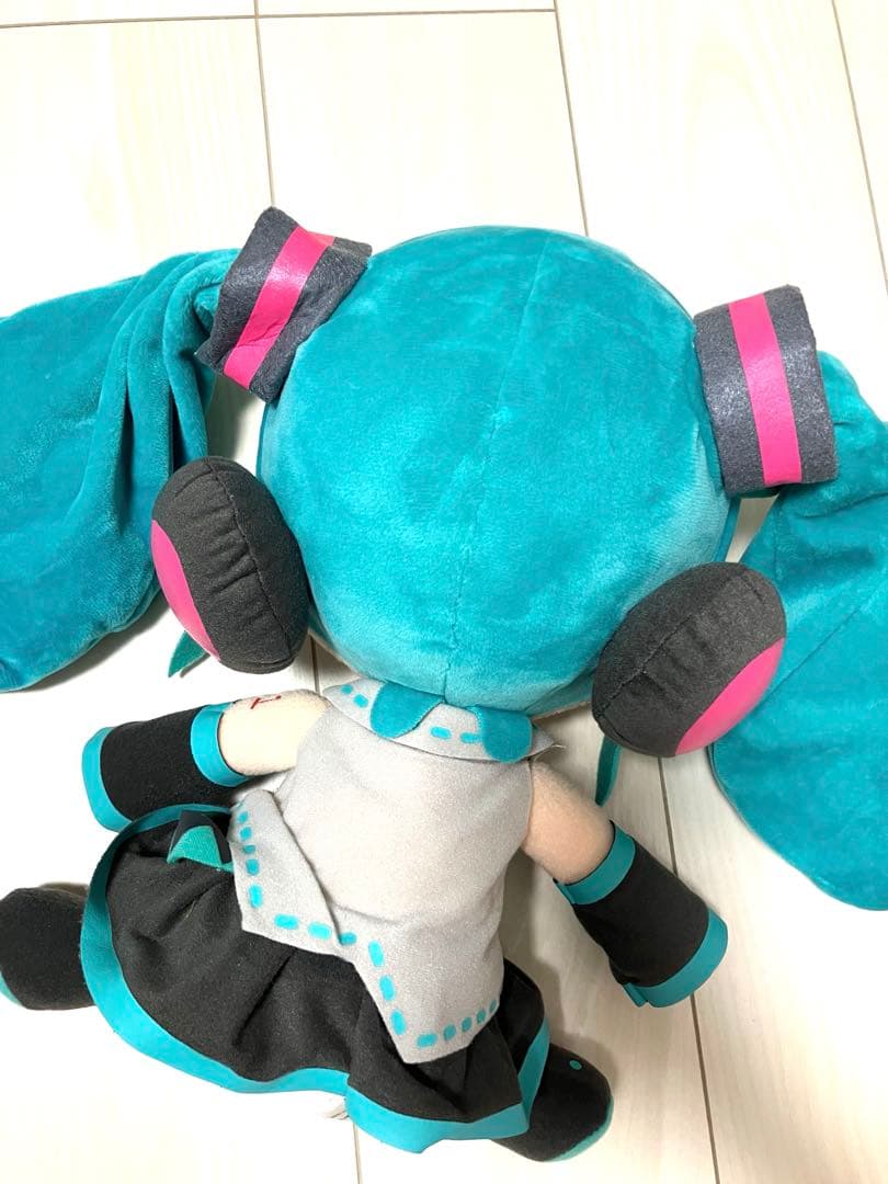 ラスト　初音ミク メガジャンボ　ふわふわ　ぬいぐるみ 非売品　レア　新品