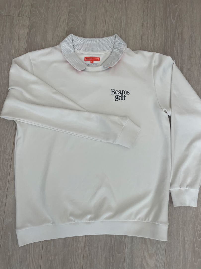 Beams Golf ホワイト セーター