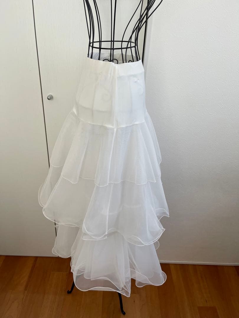 新品❗未使用❗タグ付き❗ ✨社交ダンススカート　ティアード　白色✨