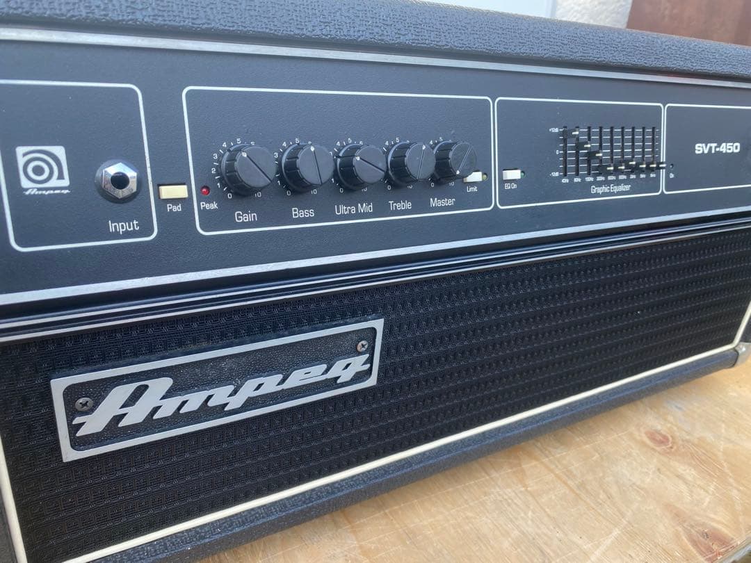 ampeg svt-450 ベース　ヘッドアンプ　中古品
