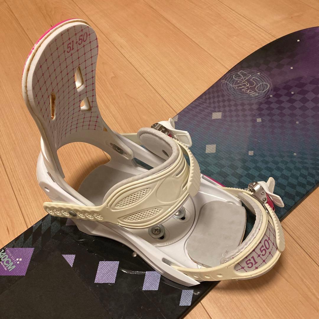 5150 プリズム スノーボードセット 140cm ビンディング サイズM