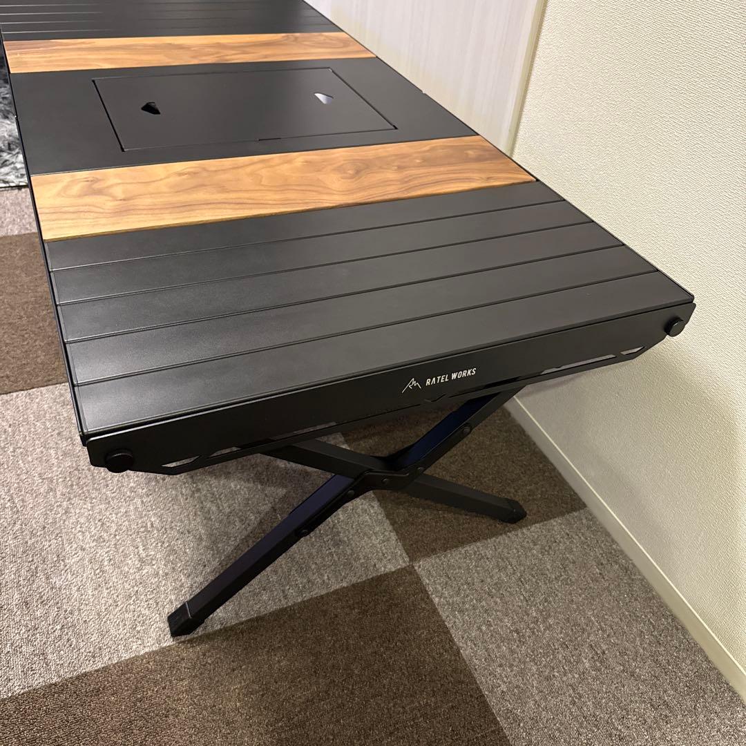 ラーテルワークスウッドパネルテーブル120