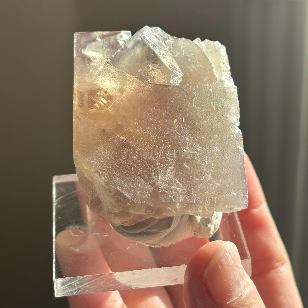 ミ*オ様 イギリス産　Sherry Twins Pocket フローライト 鉱物