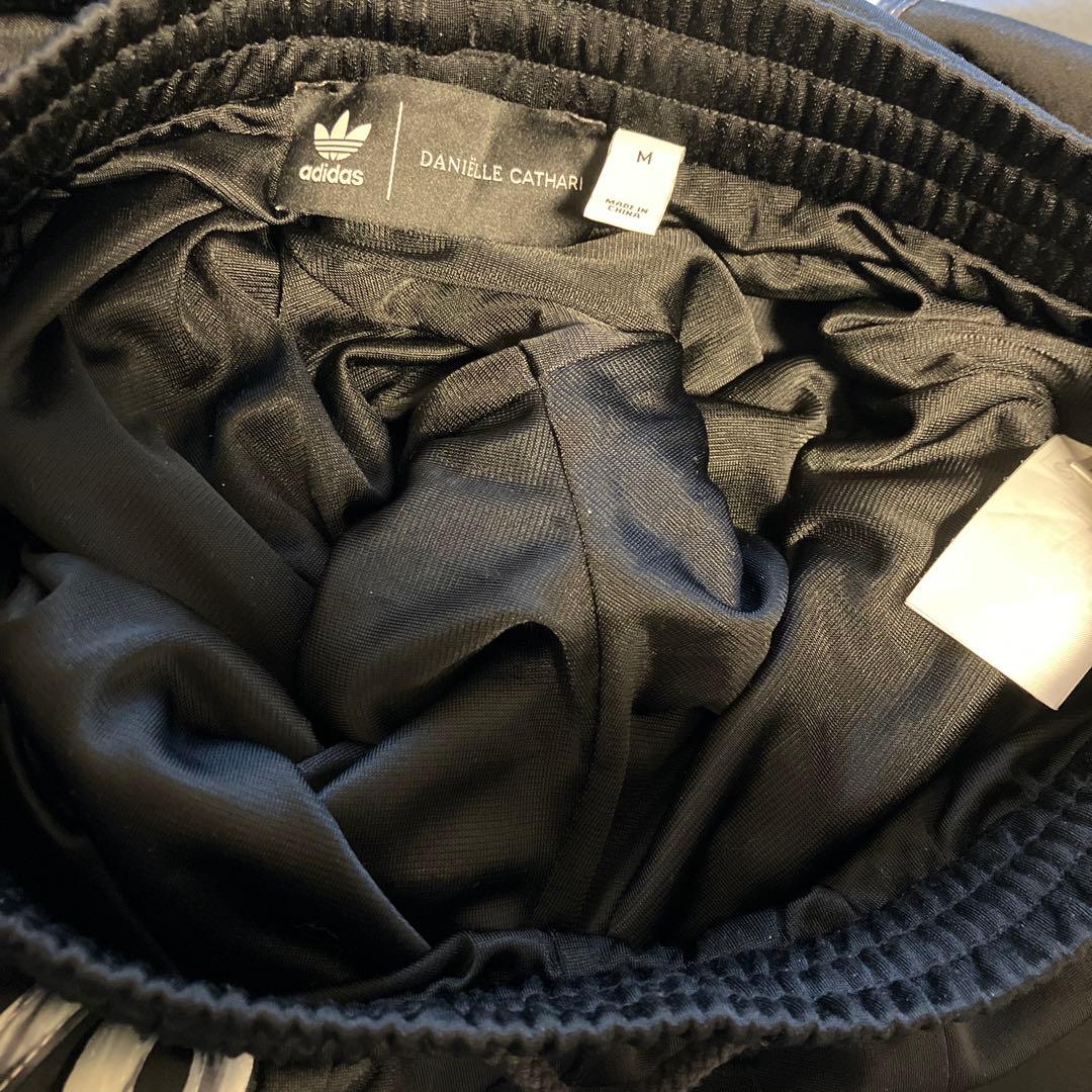 adidas×DANIELLE CATHARI 解体再構築トラックパンツ黒M