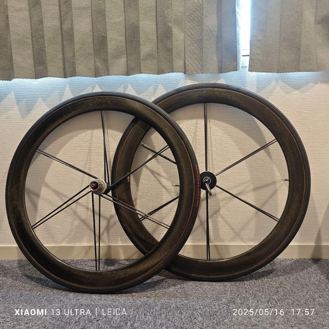 CORIMA MCC S+ 700C 47MM チューブラーホイールセット