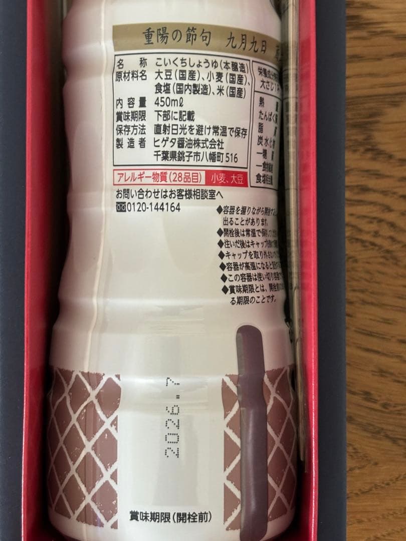 ヒゲタ 限定醸造「玄蕃蔵」2本セット 500ml & 450ml 江戸造り醤油