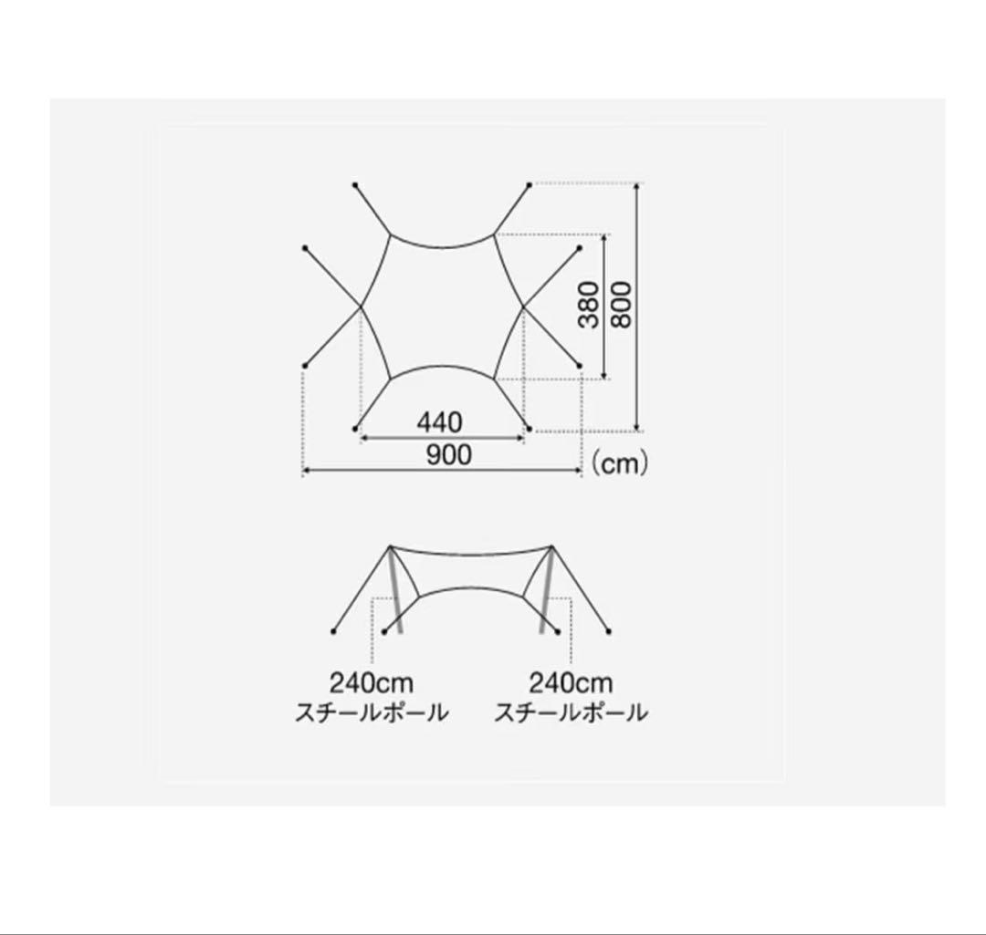 スノーピーク　ランドネスト　タープセット　TP-870