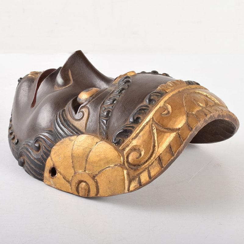 木彫　雅楽面　舞楽面　伎楽面　狂言面　雅楽面　能面　M　R4971