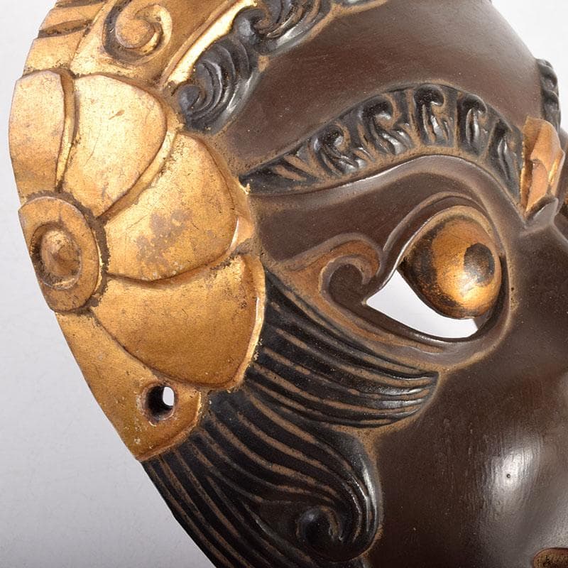 木彫　雅楽面　舞楽面　伎楽面　狂言面　雅楽面　能面　M　R4971