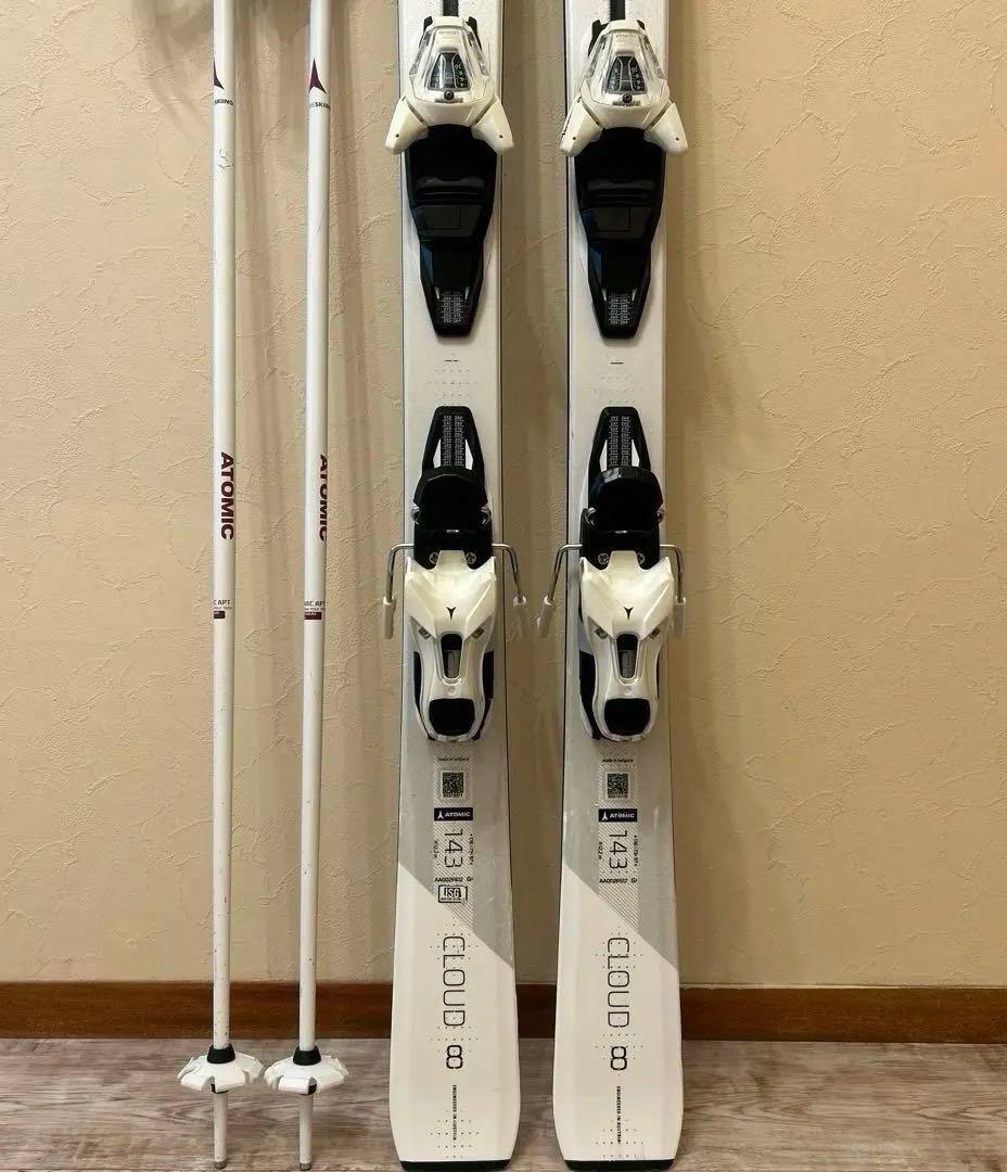 ◾️カービングスキーセット　板143㎝　ブーツ24.5㎝　女性用　レディース用