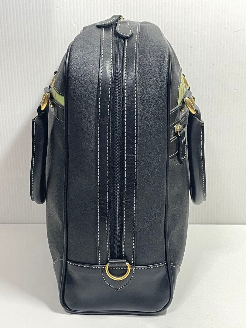 AA51■ほぼ未使用 BURBERRY GOLF バッグ レザー ノバチェック