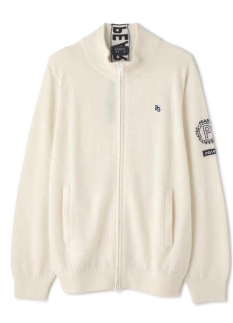 パーリ-ゲイツ　カシミヤ100%ニット　サイズ4　新品　白¥49500