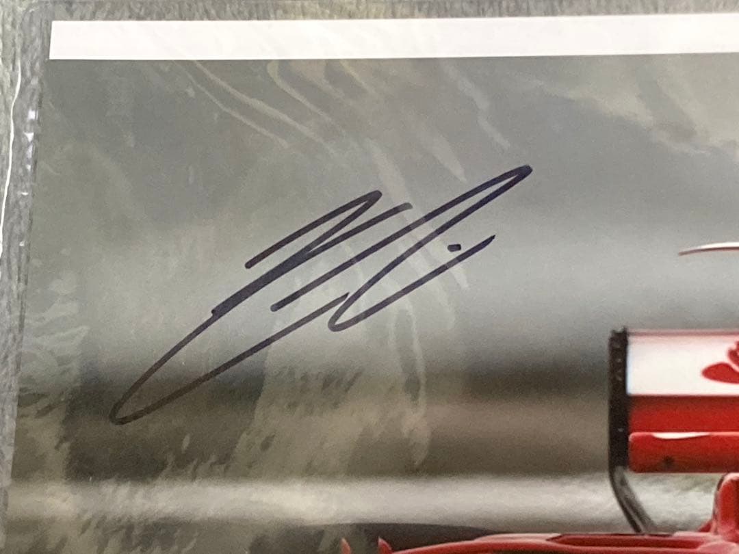 F1 キミ・ライコネン 直筆サイン入りフォト 証明書付き