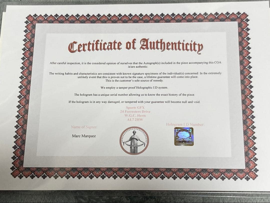 F1 キミ・ライコネン 直筆サイン入りフォト 証明書付き