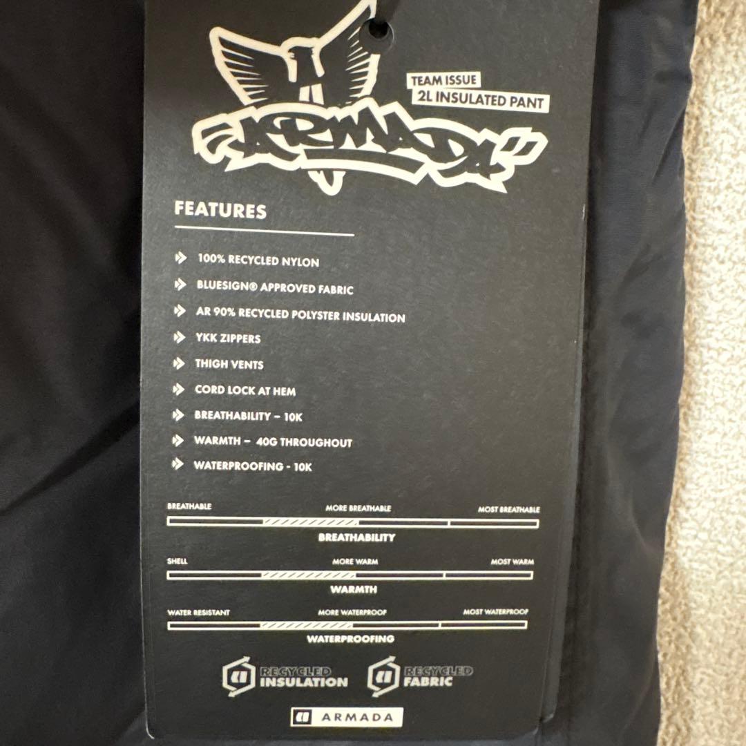 スキー ARMADA TEAM ISSUE 2L INSULATED PANT