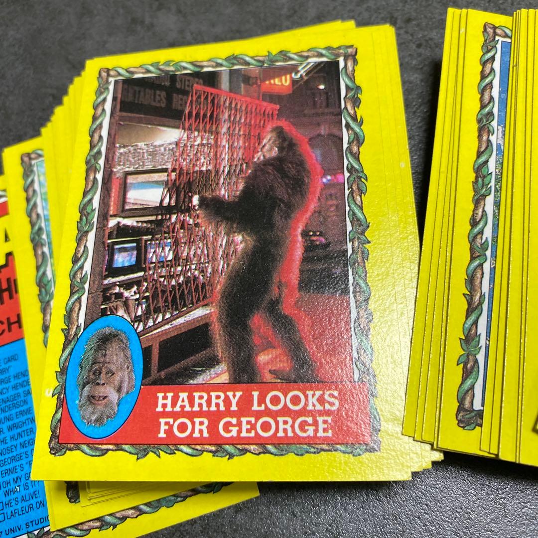 超レア！　1987 TOPPS ハリーとヘンダーソン一家　トレーディングカード