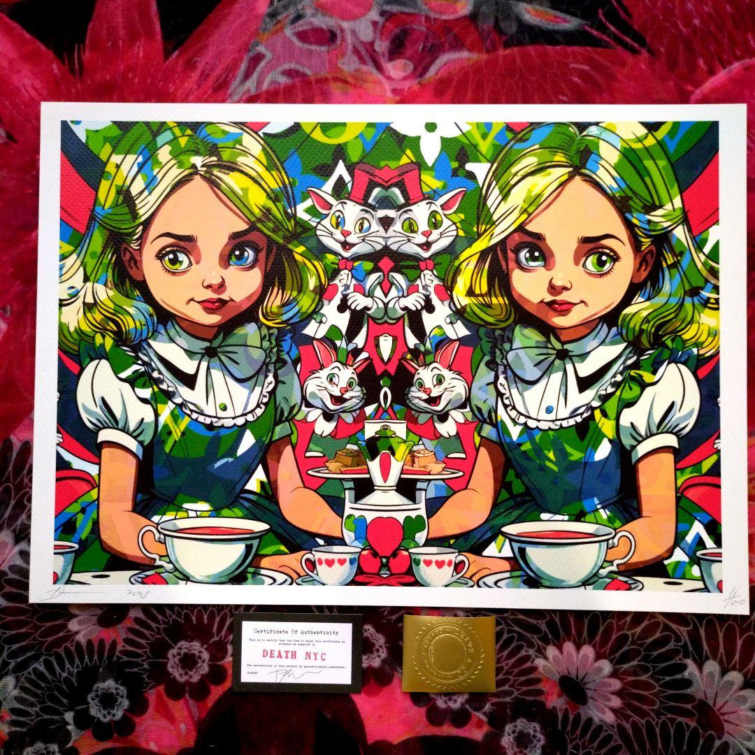 death nyc 世界限定100枚不思議の国のアリス　ディズマランド