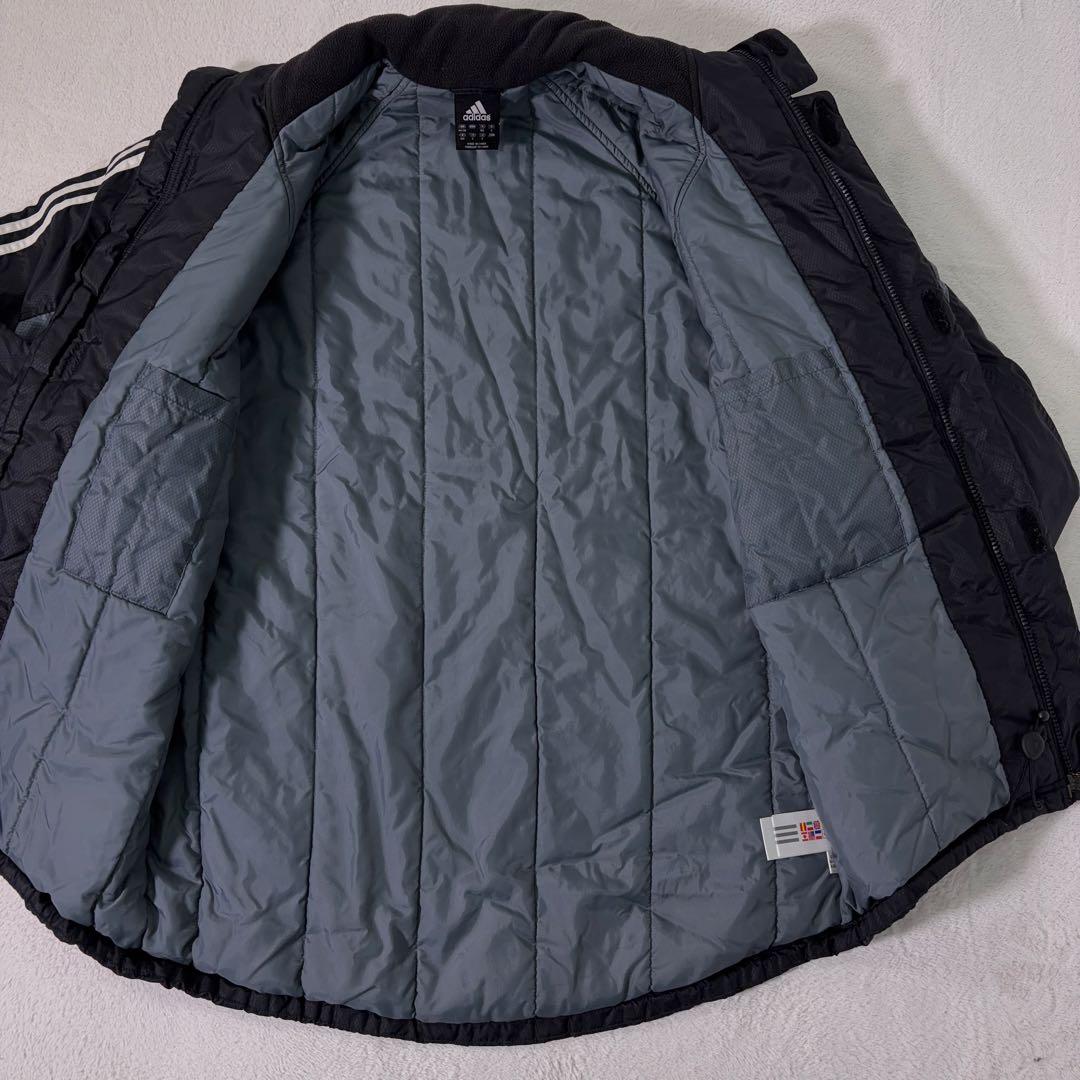 【adidas】00s ドイツ代表 中綿ベンチコート サッカー 万国旗タグ S