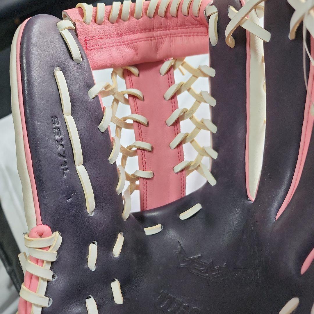 Wilson 軟式グローブ 外野用ピンク/ホワイト ✨限定品✨
