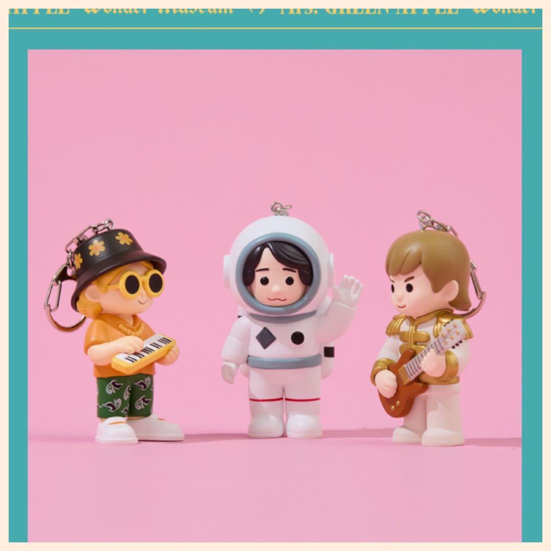 ミセスグリーンアップル　ワンダーミュージアム　キーホルダー3人セット